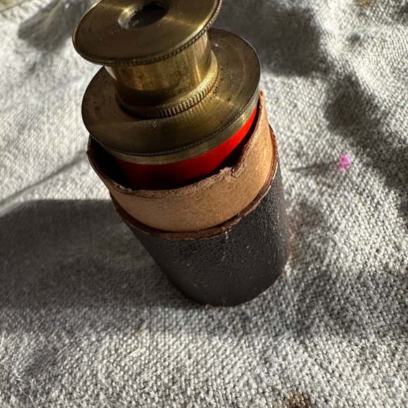 🔭 Rare Antique Brass Draw Telescope (Spyglass) | c. 1880–1910 - Picture 6 of 10